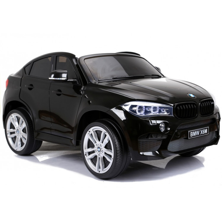 Elektrické autíčko BMW X6M - lakované - čierne